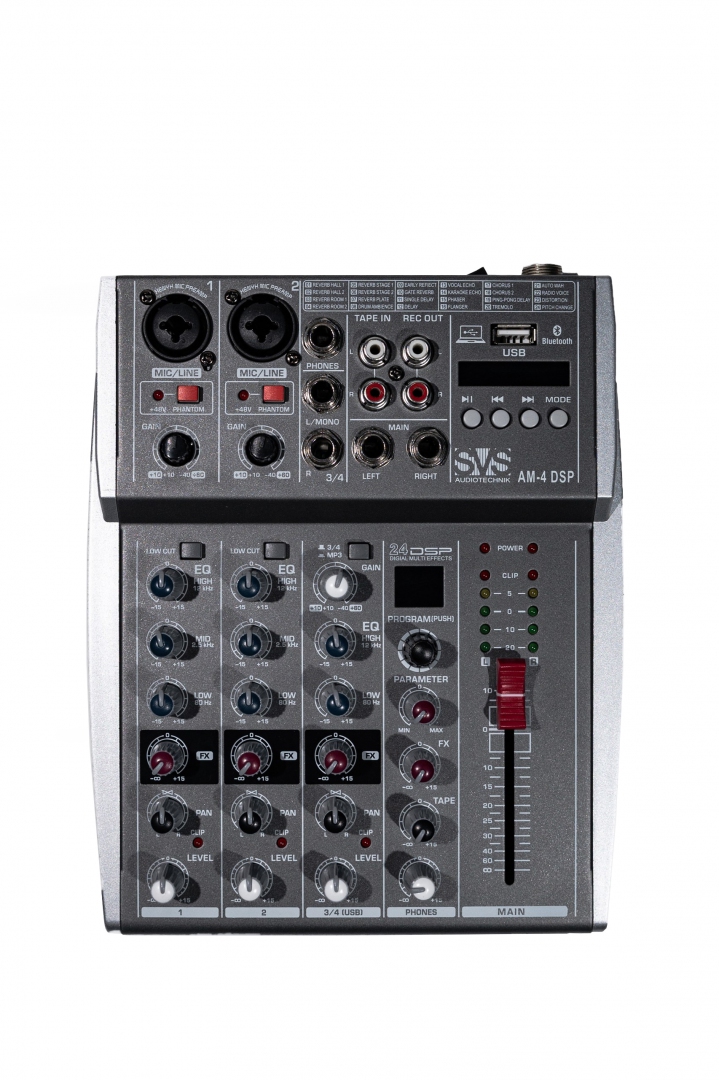 SVS Audiotechnik mixers AM-4 DSP Аналоговый микшерный пульт, 4-канала в Анжеро-Судженске
