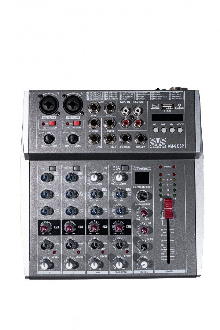 SVS Audiotechnik mixers AM-6 DSP Микшерный пульт аналоговый, 6-канальный SVS Audiotechnik mixers в Анжеро-Судженске